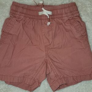 GAP Kids Drawstring Shorts in Dusty Rose